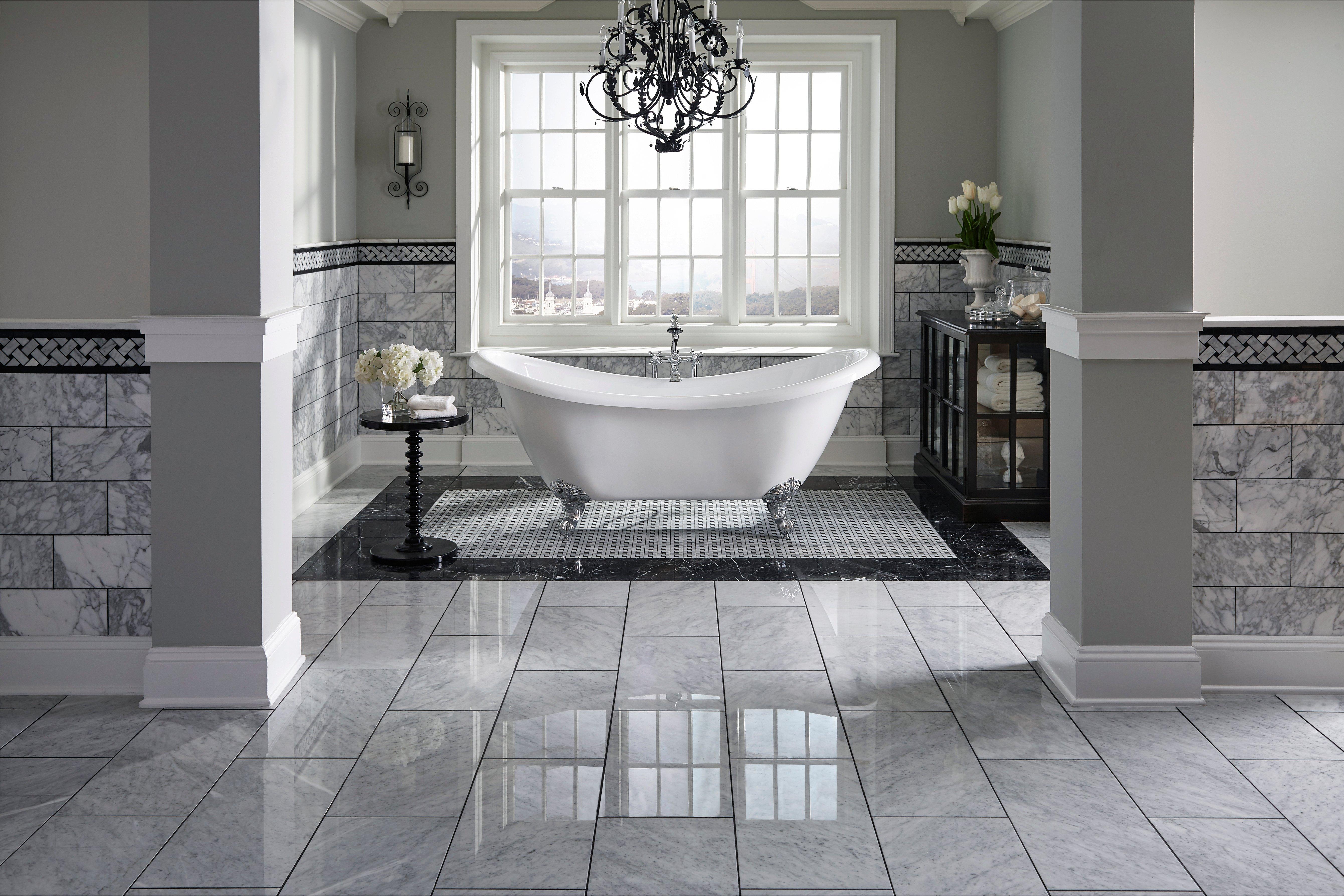 Get Inspired Marble Bathrooms Floor Decor