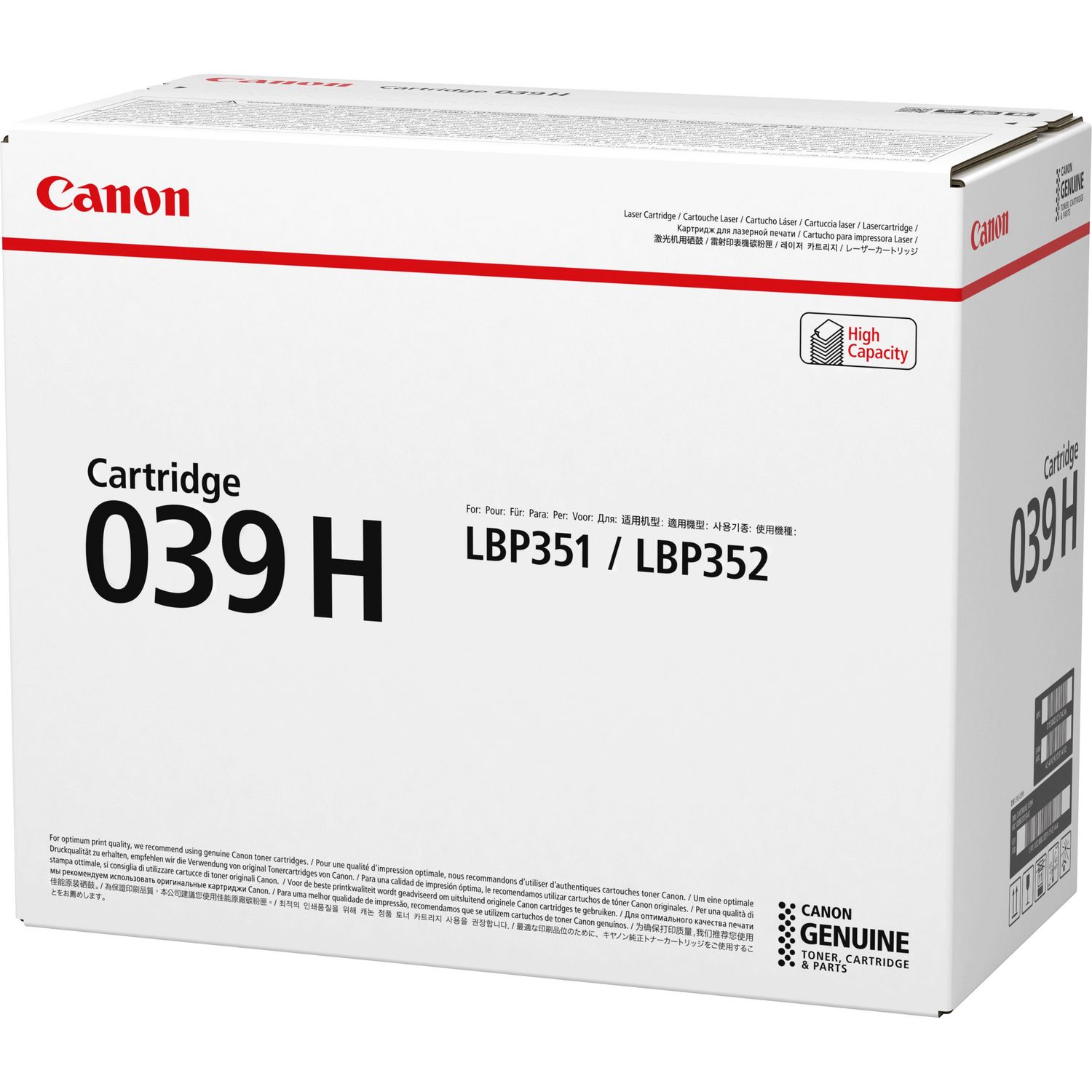 Canon 039h High Yield Toner Cartridge — Canon Uk Store 0012