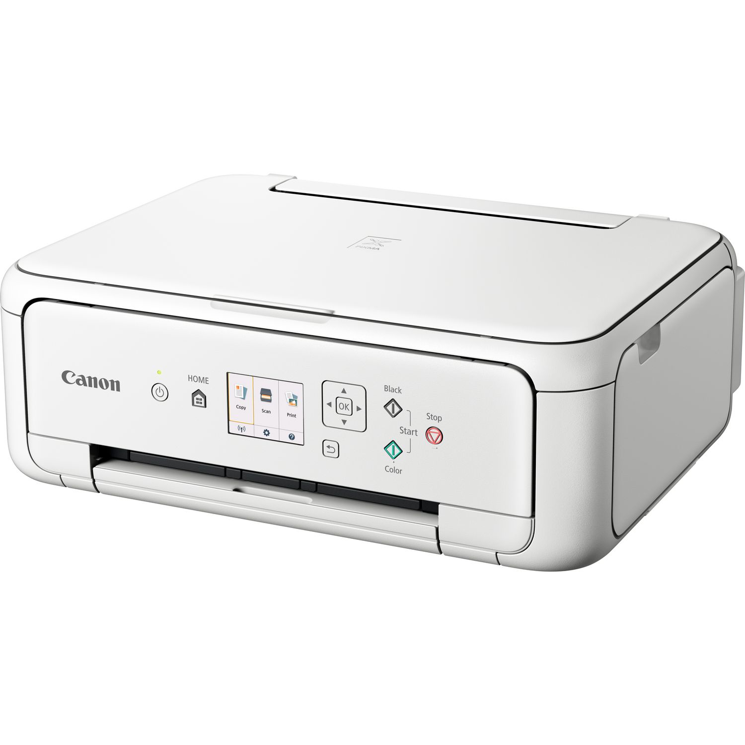 Canon PIXMA TS5151 WiFi Bluetooth 3-in-1 Home Inkjet Printer White ...