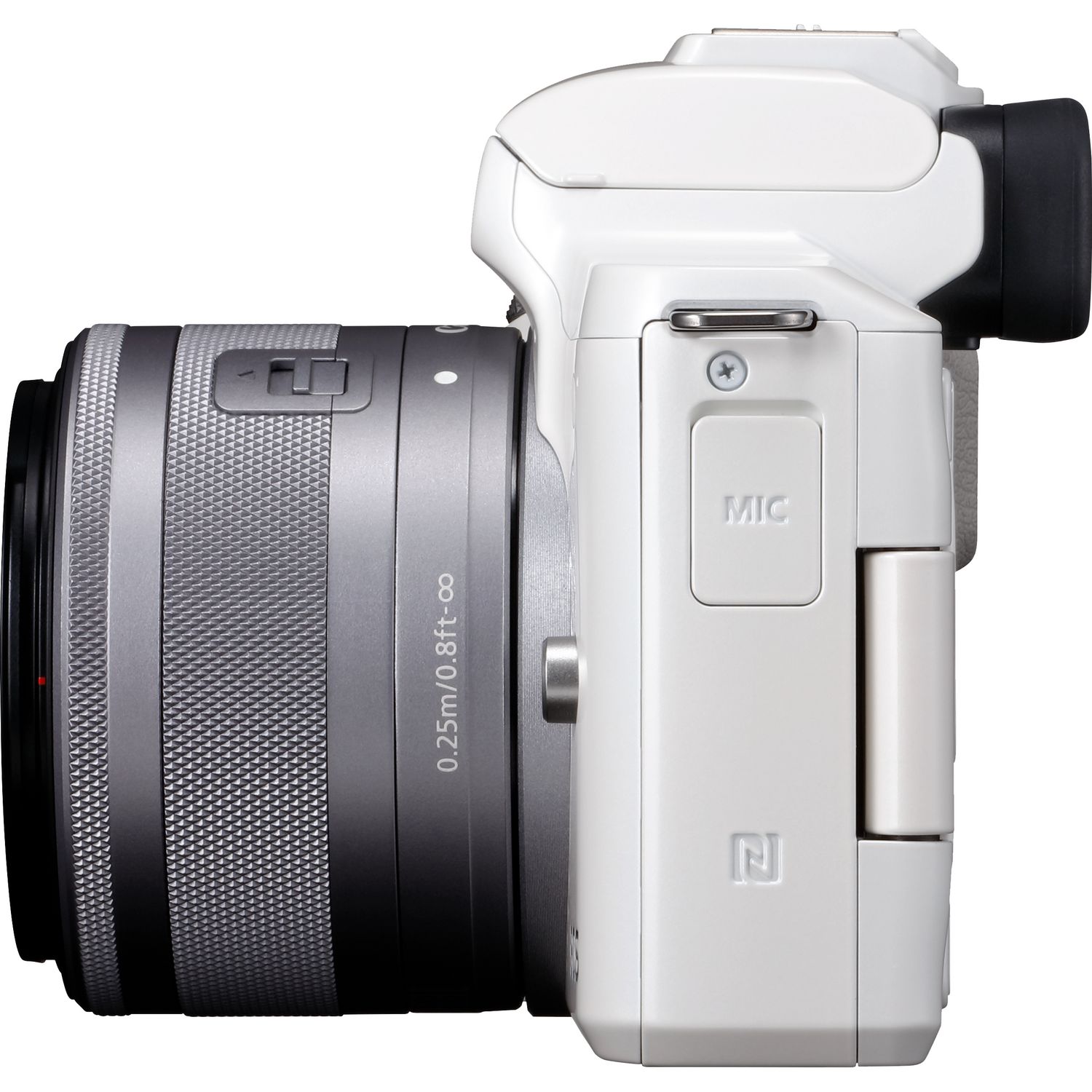 Buy Canon EOS M50 White + EFM 1545mm IS STM Lens Silver in WiFi