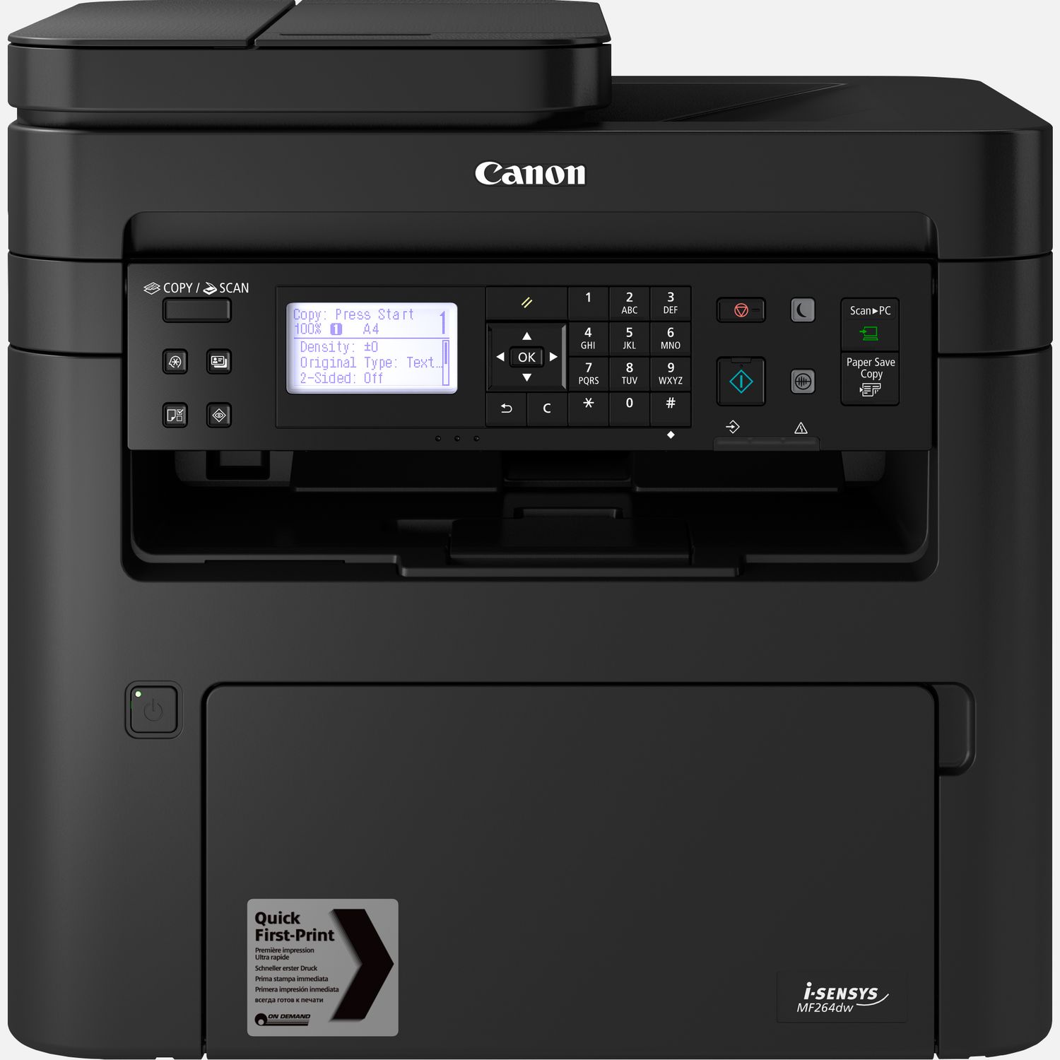 Canon mf264dw сканирование на компьютер