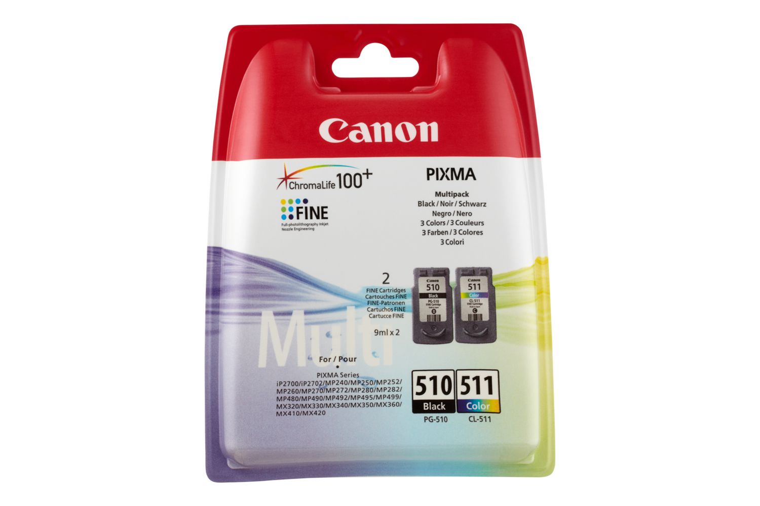 Canon PG-510/CL-511 BK/C/M/Y Ink Cartridge Multipack — Canon UK Store
