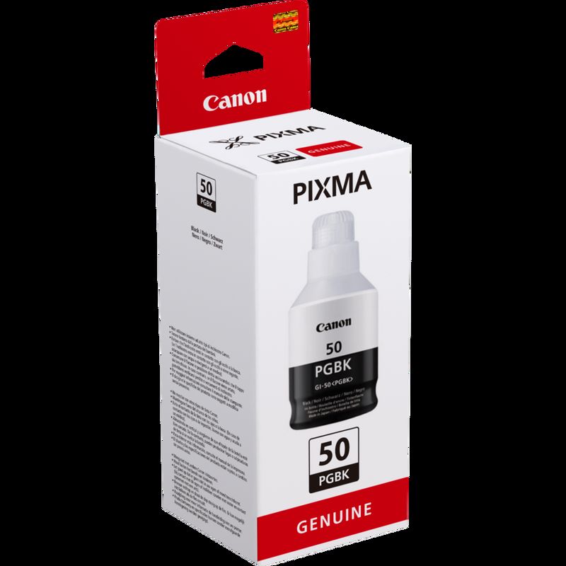 Canon GI-50 PGBK, Hohe Reichweite, Tintenflasche, Schwarz — Canon ...