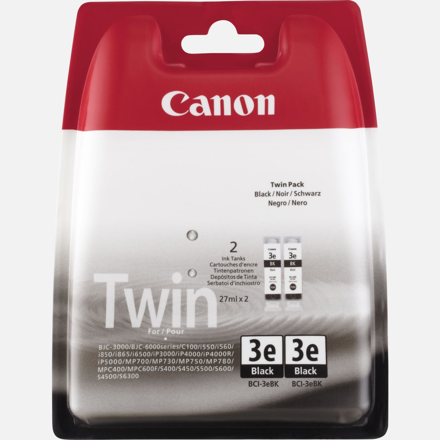 CANON 3e - Multipack BCI-3EBK - Noir