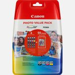 Canon Cli 526 Bkcmy Inktcartridge Fotopapier Value Pack canon kopen in de aanbieding