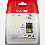 Canon Cli 551 Bkcmy Multipack Inktcartridge canon kopen in de aanbieding