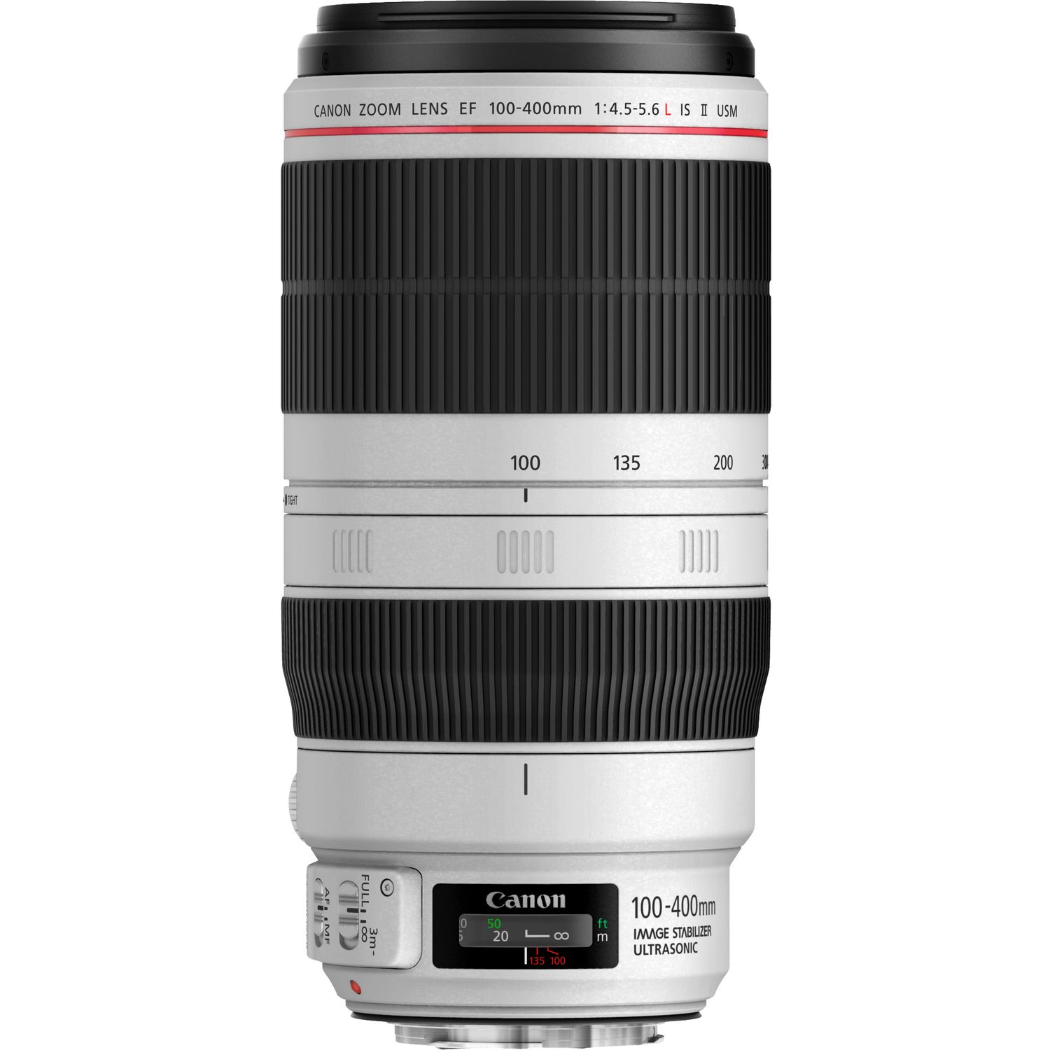 Canon EF Camera Telephoto Zoom Lens 100-400mm f/4.5-5.6 L IS II USM ...