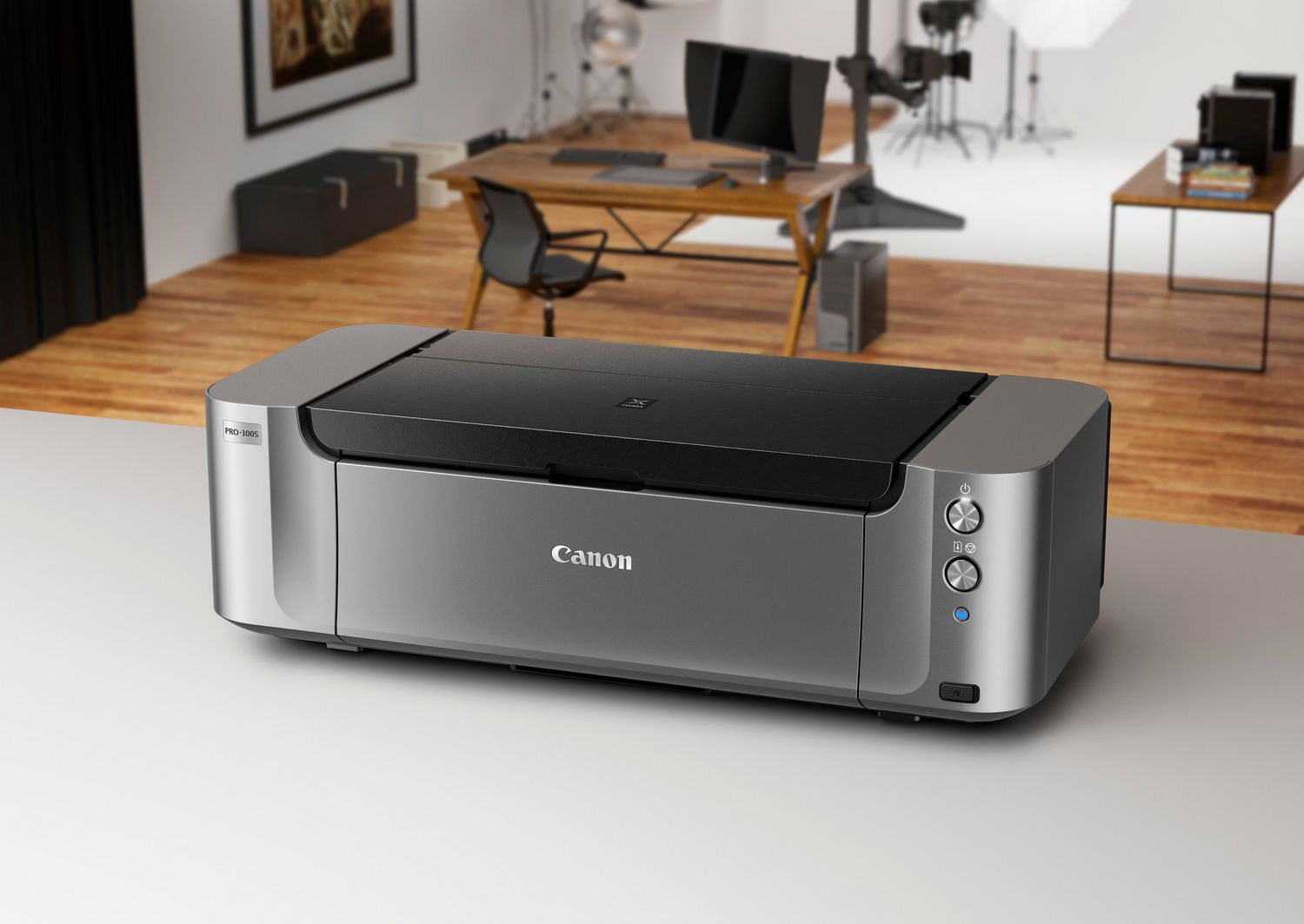 Canon Pixma Pro 100s Digital Photo Printer Wireless Inkjet A4 Silver 