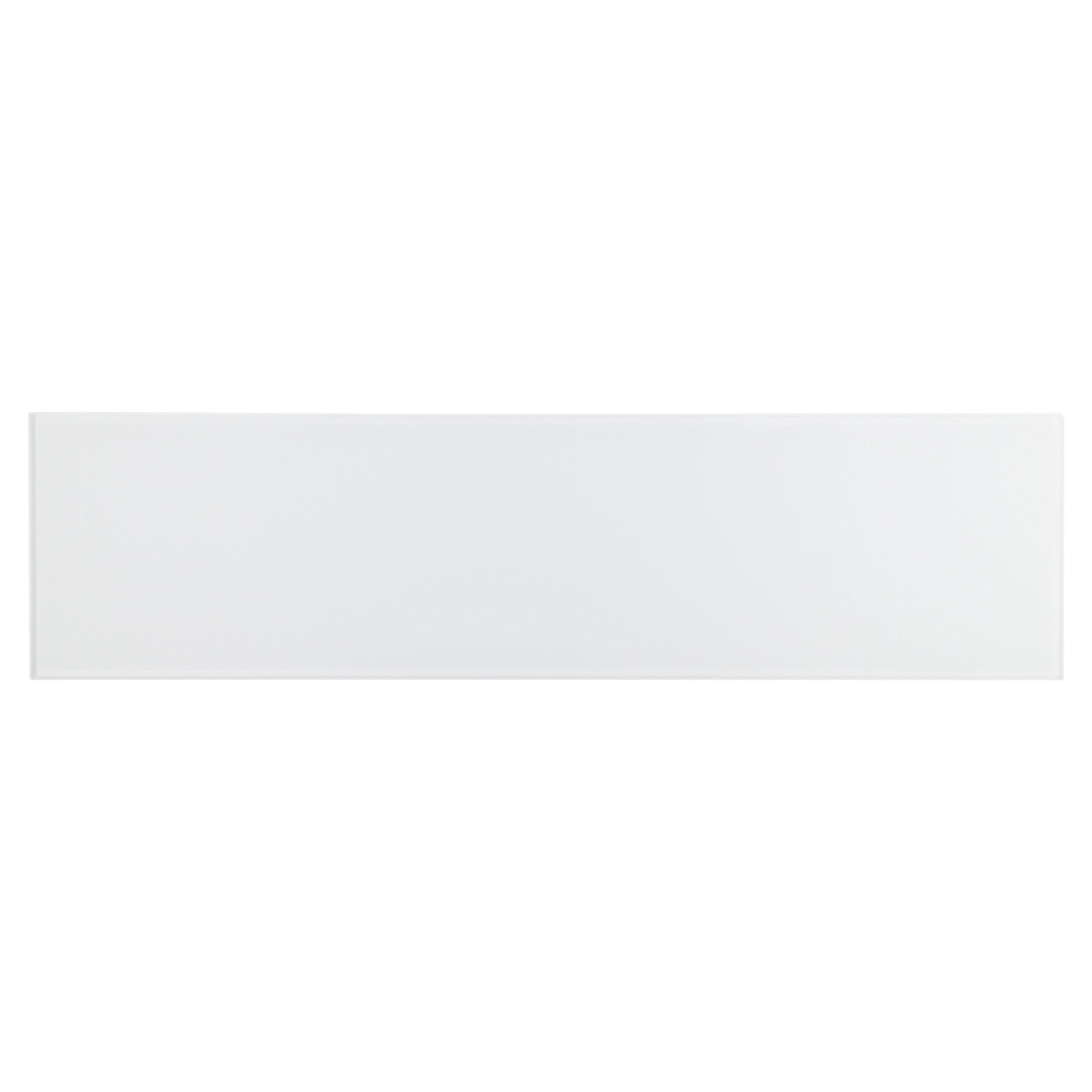 Snow Glass Tile - 6 x 24 - 100032812
