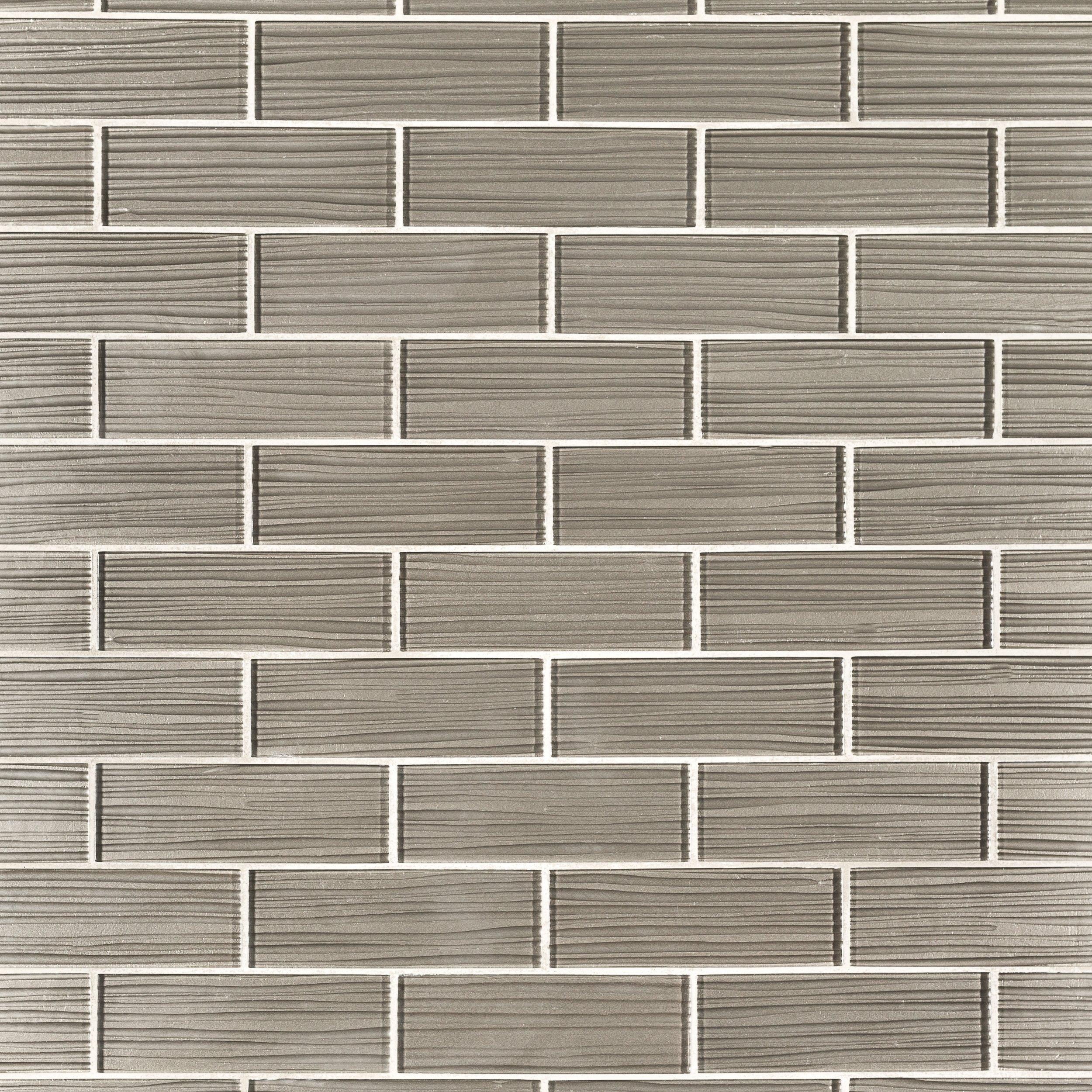 Satin Champagne Glass Tile