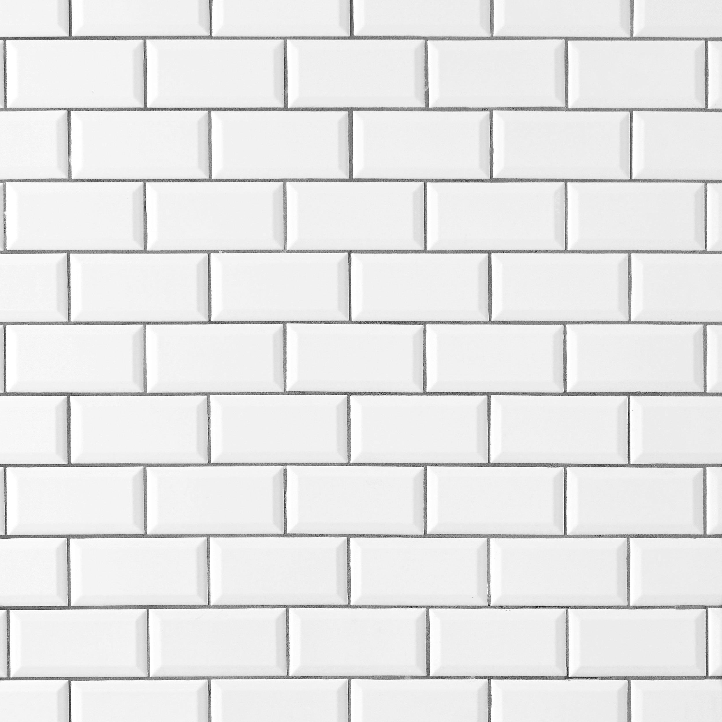 Bright White Ice Subway Ceramic Wall Tile 3 X 6 914100887 Floor And Decor