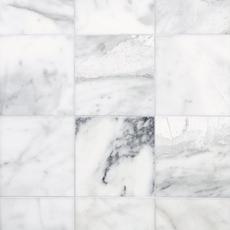 Ocean White Marble Tile - 12in. x 12in. - 100139344 | Floor and Decor