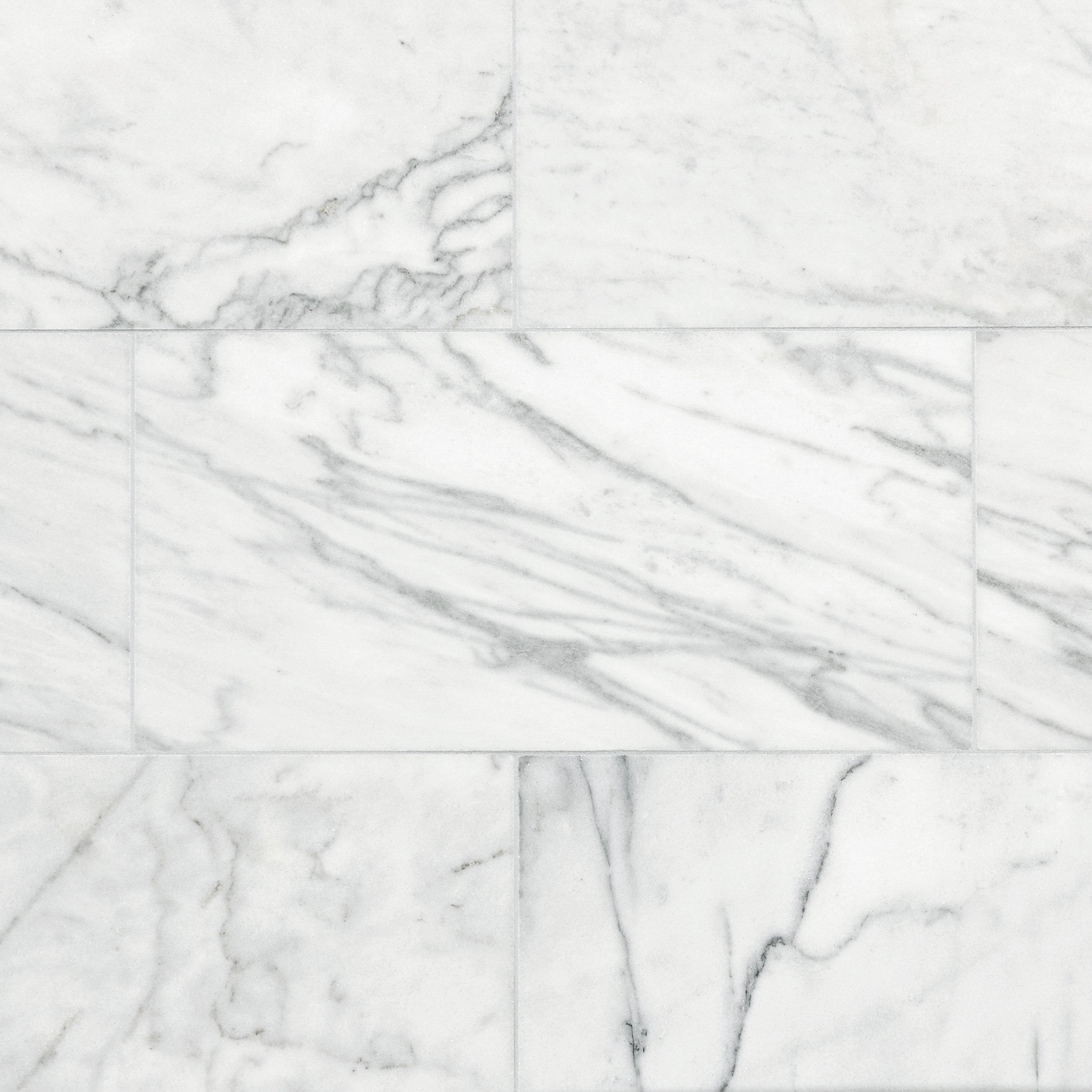 White polished marble