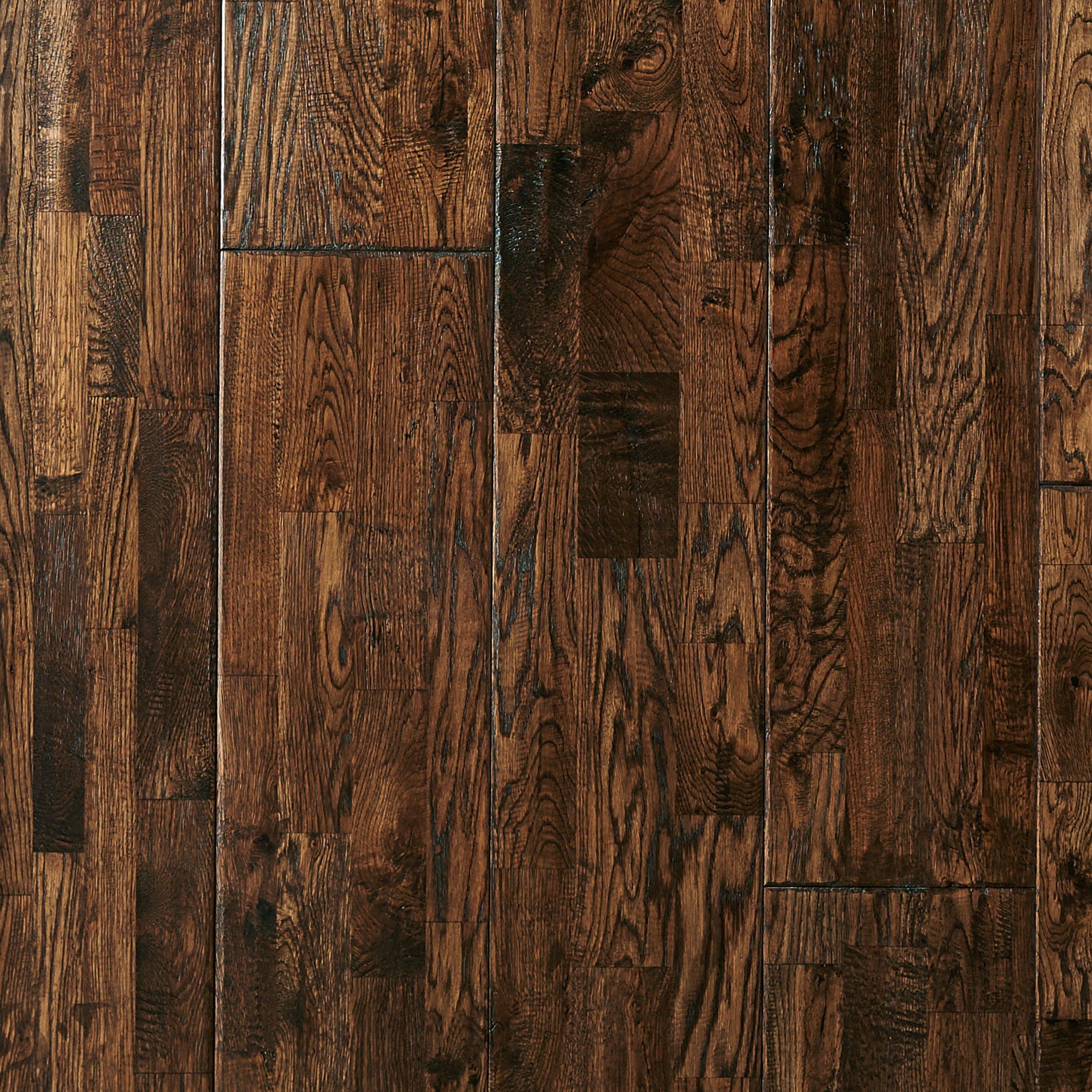 Barrel Oak Hand Scraped Solid Hardwood 5 8in X 4 3 4in