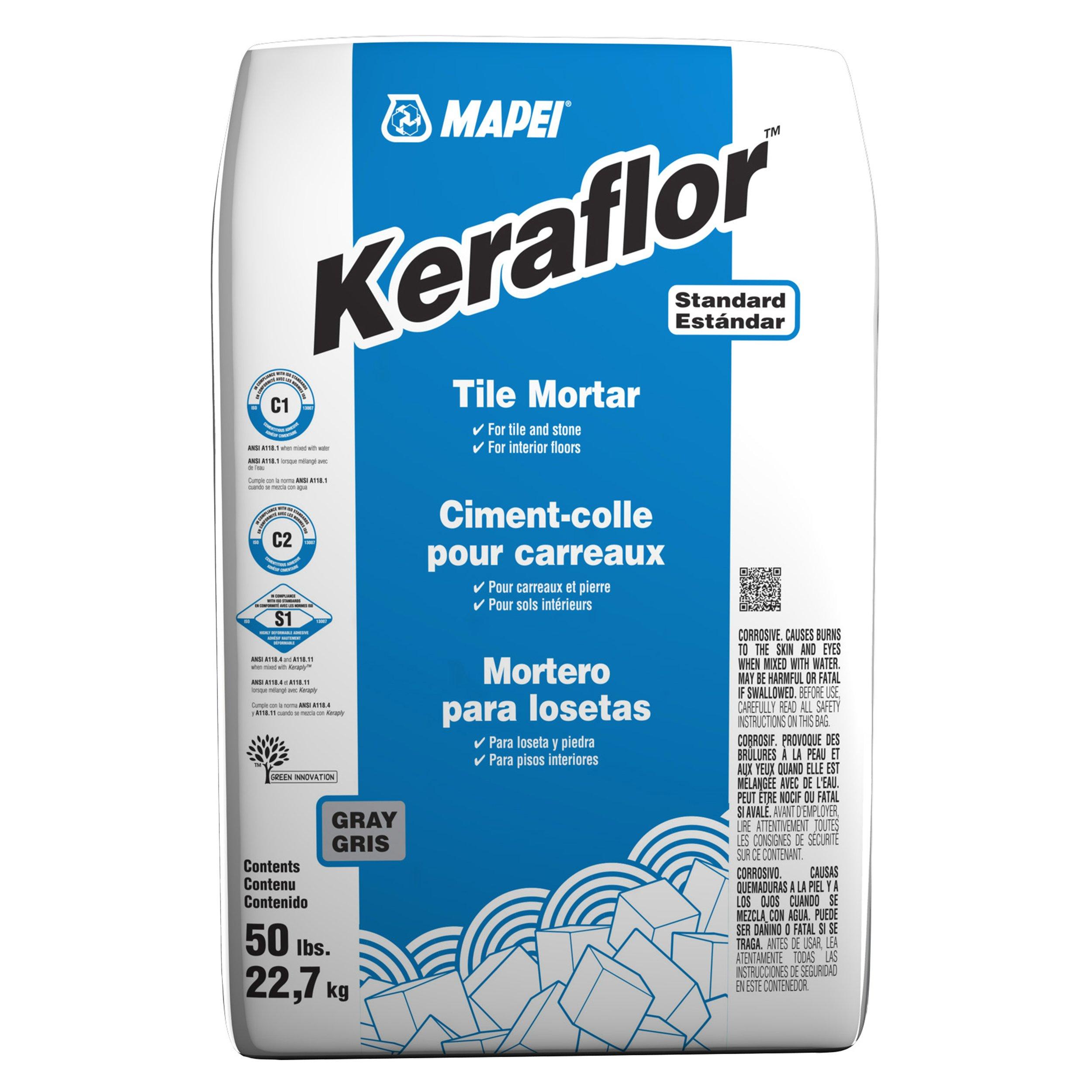 Mapei Keraflor Gray Floor Tile Thin-Set Mortar
