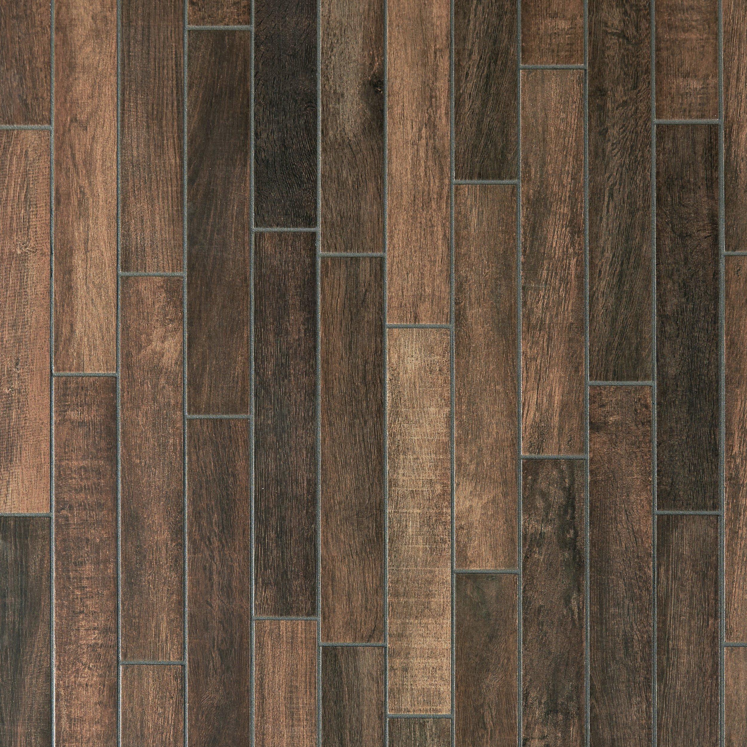 Carson Ridge Brown Wood Plank Porcelain Tile - 3 x 18 ...