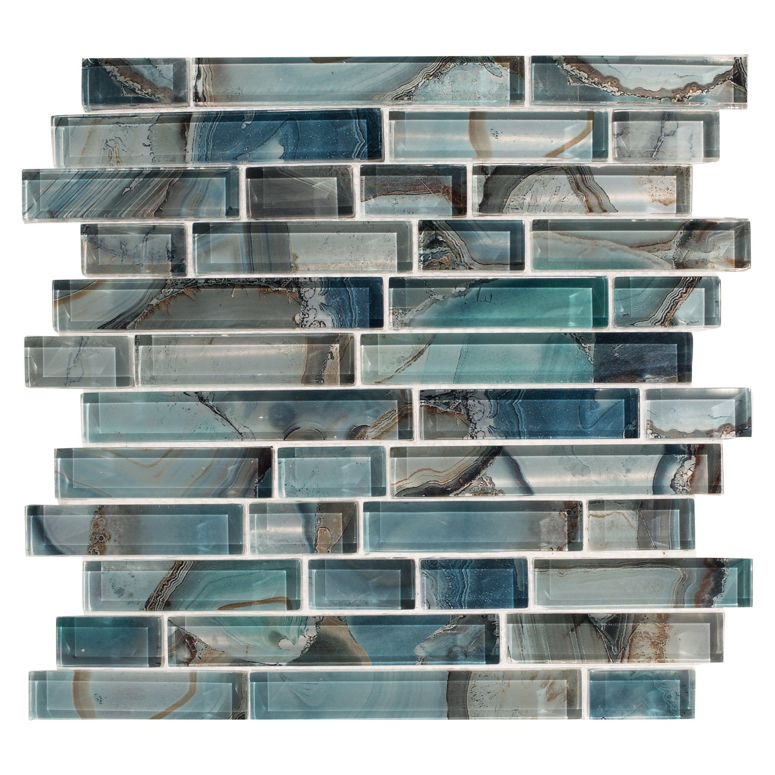 Glass Tile Floor Decor