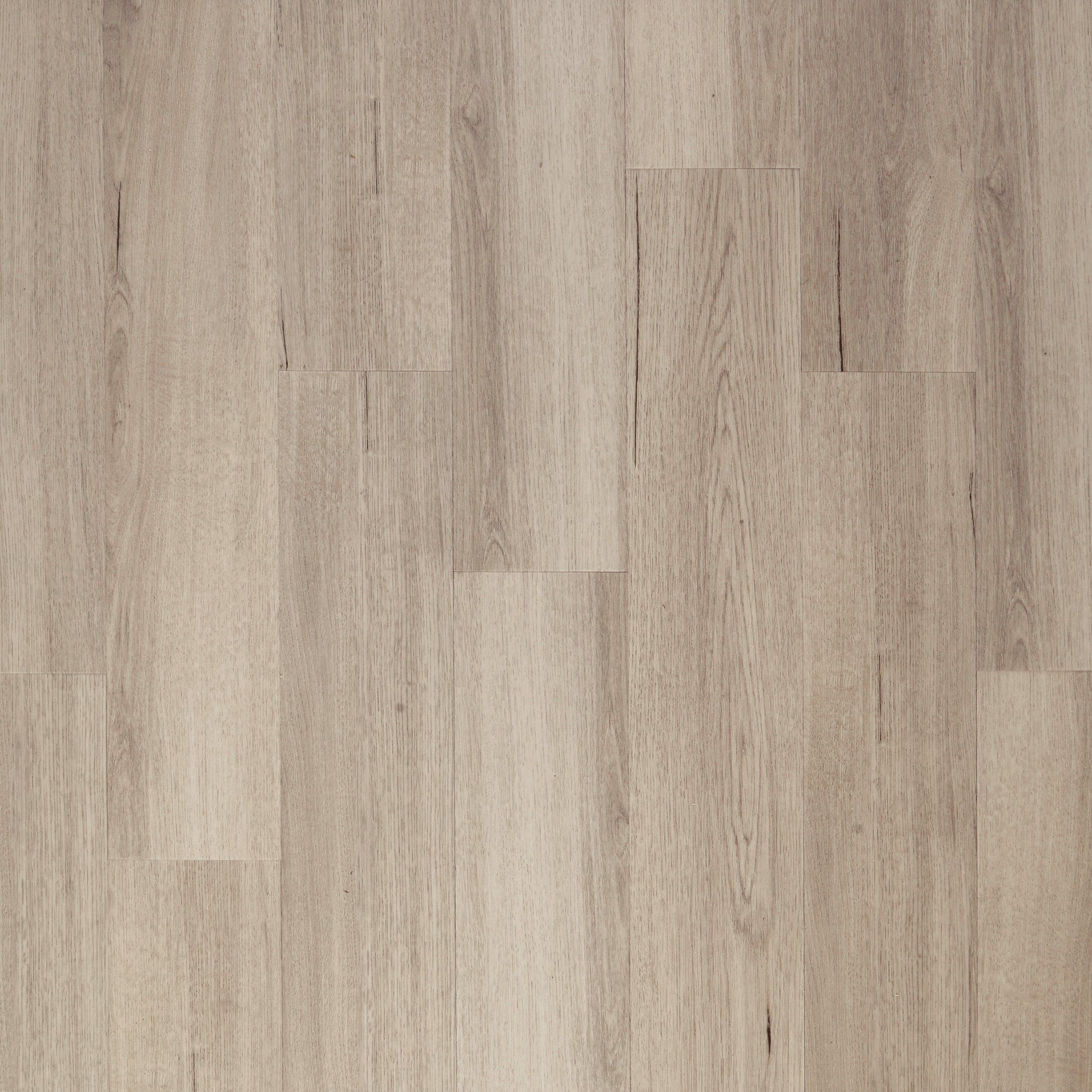 Vinyl plank flooring on walls