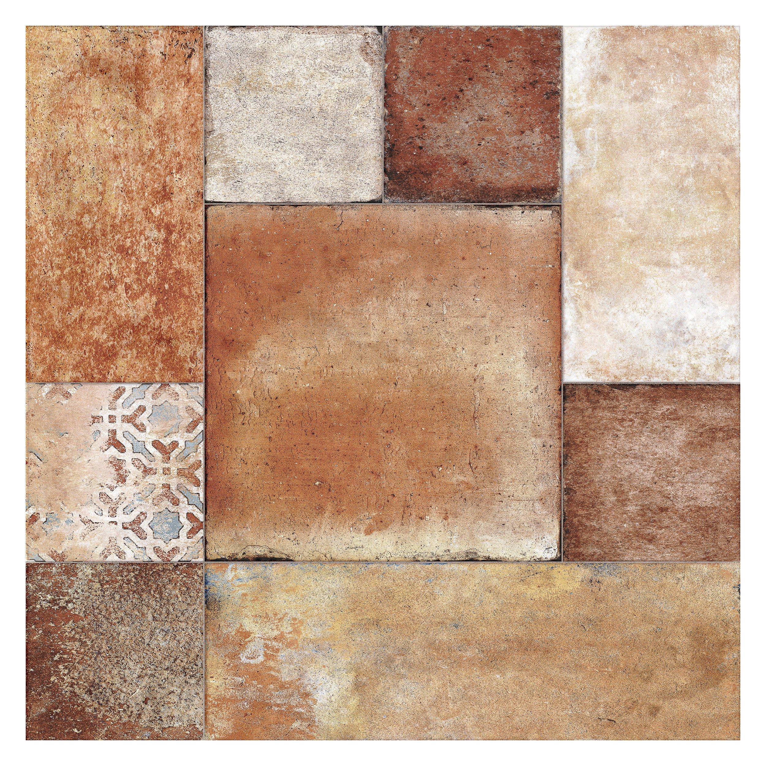 Grand Canyon Copper Ceramic Tile - 18 x 18 - 911103861 | Floor and Decor