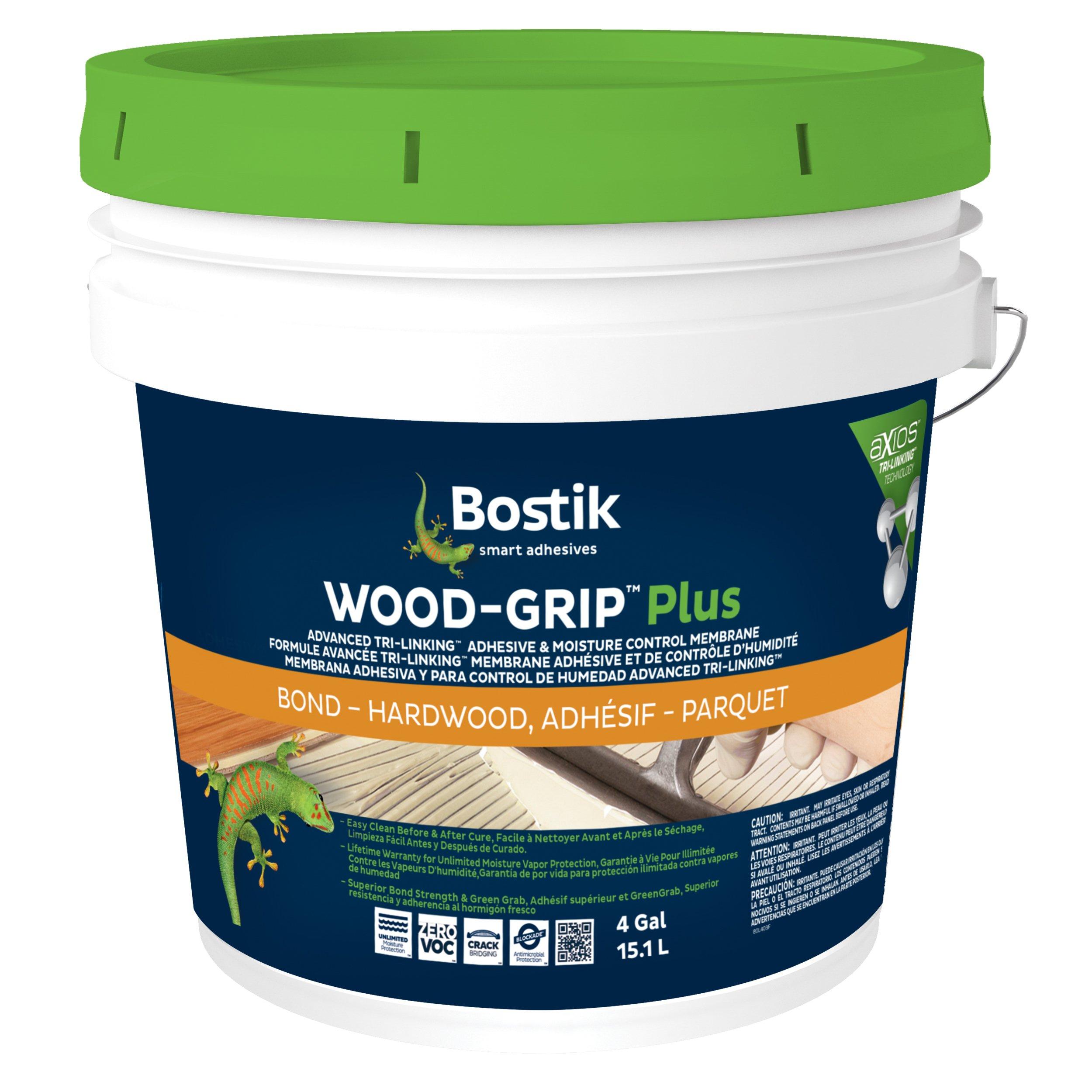 wood bostik adhesive flooring grip moisture gallon hardwood plus floor reduction sound control lowes sku