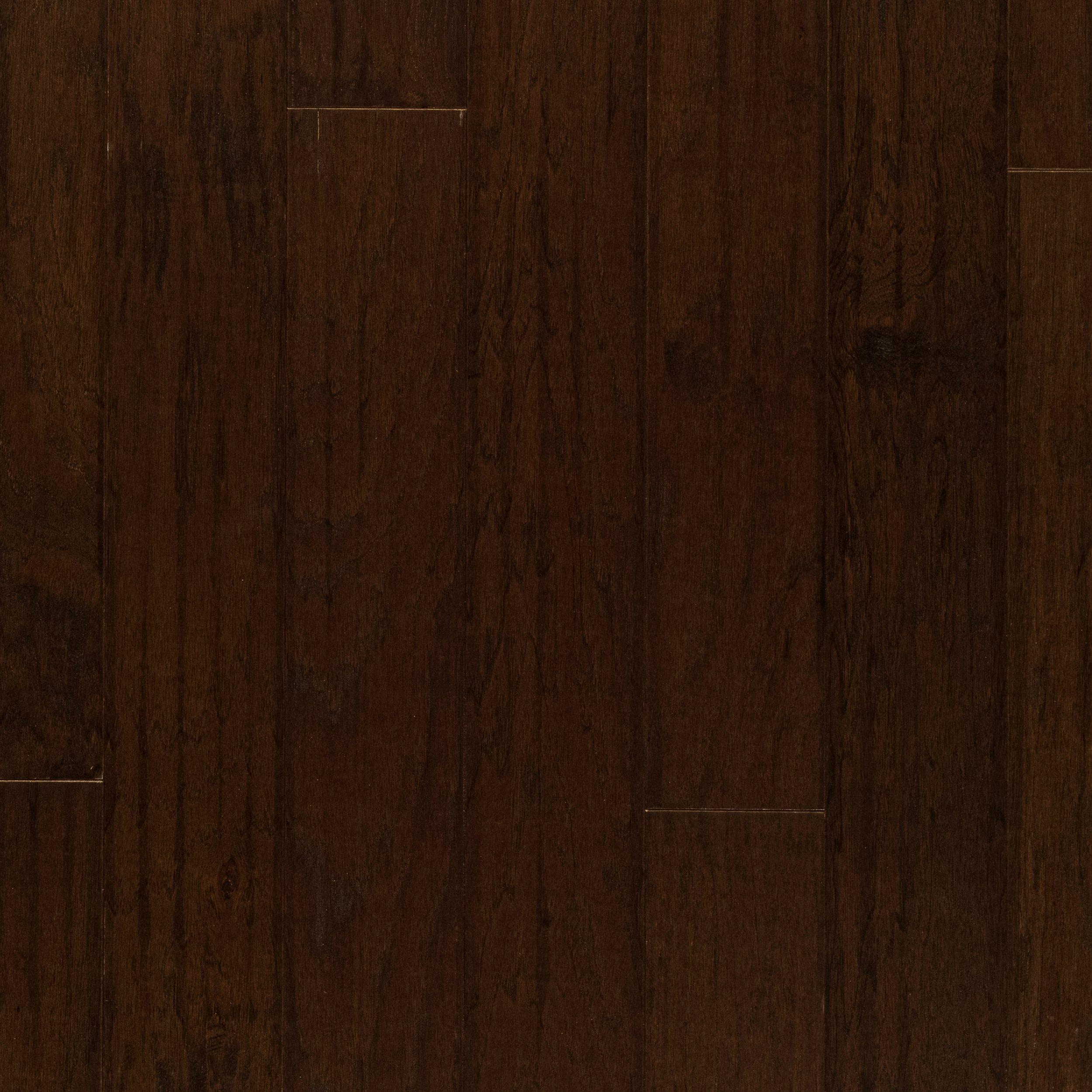 Hickory Espresso Handscraped Engineered Hardwood 3 8in X 5in