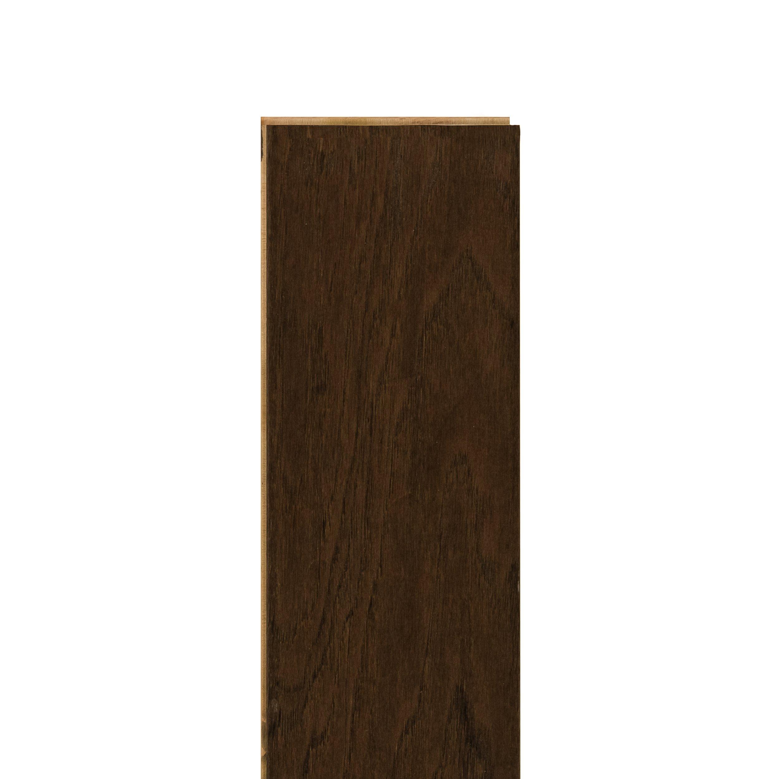 Hickory Granite Wire-Brushed Engineered Hardwood - 3/8in. x 5in ...