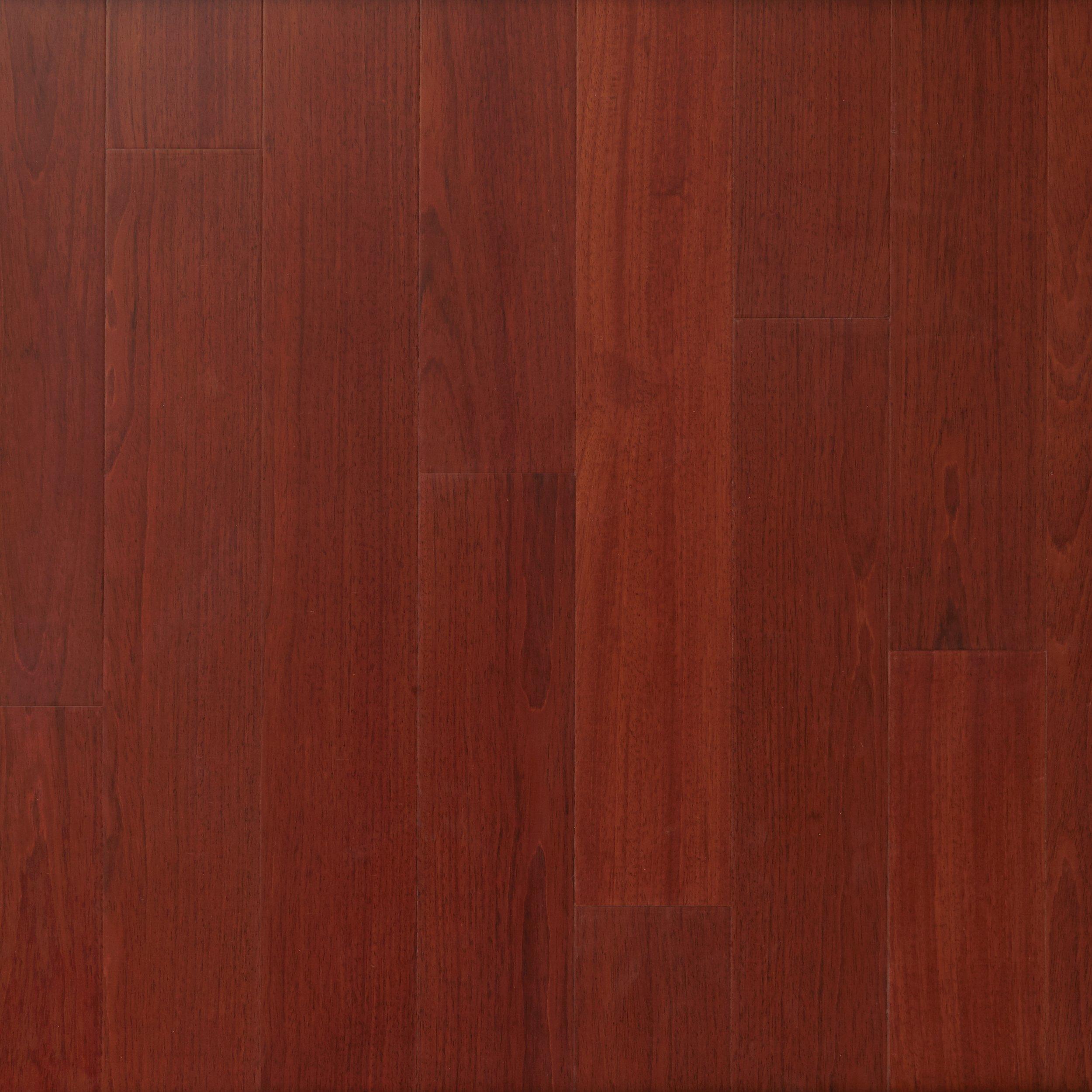 Natural Brazilian Cherry Smooth Engineered Hardwood 3/8in. x 4 3/4in