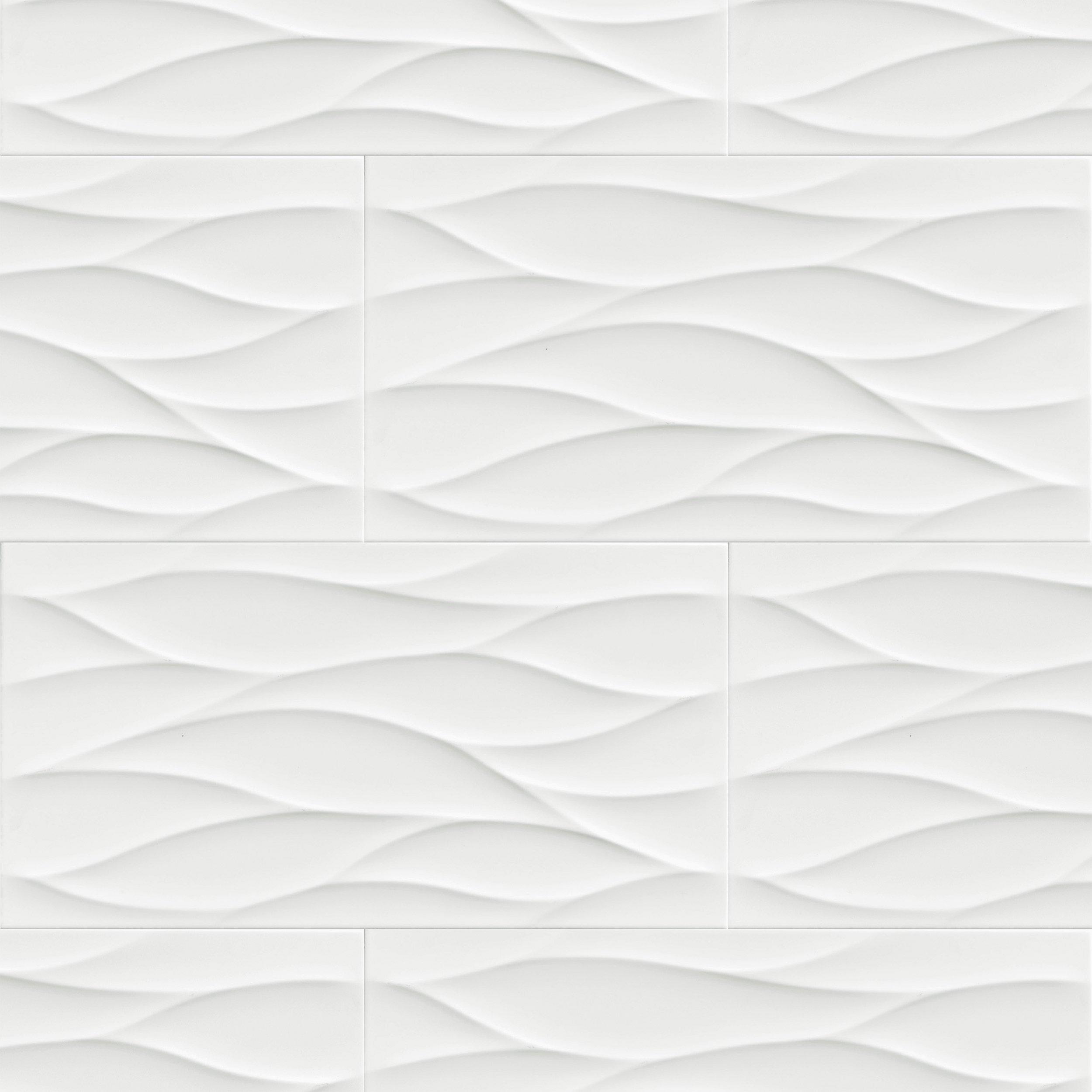 Idole Tear White Ceramic Tile