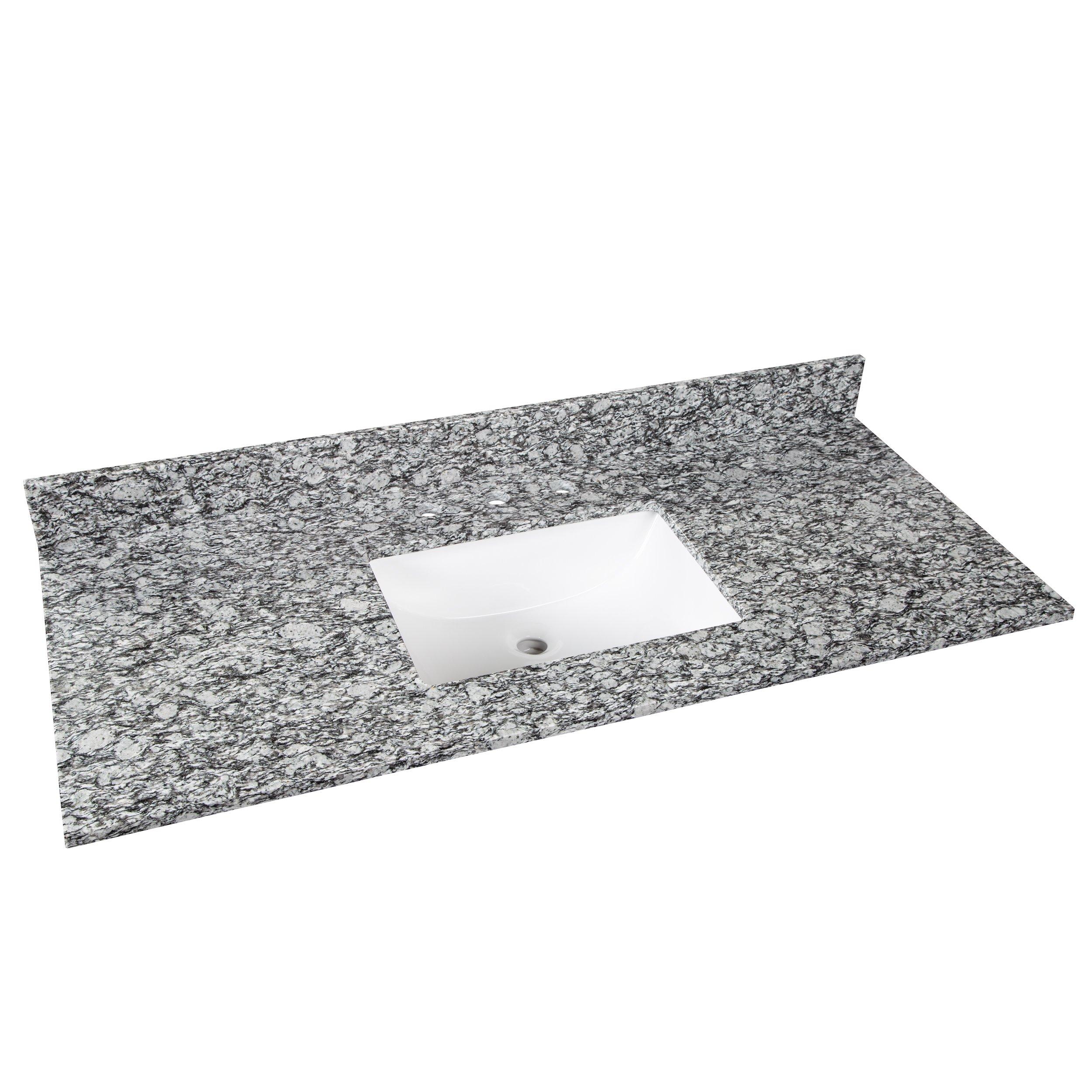 Bianco Carrara Marble 49 In Vanity Top 49in 100583954 Floor And Decor