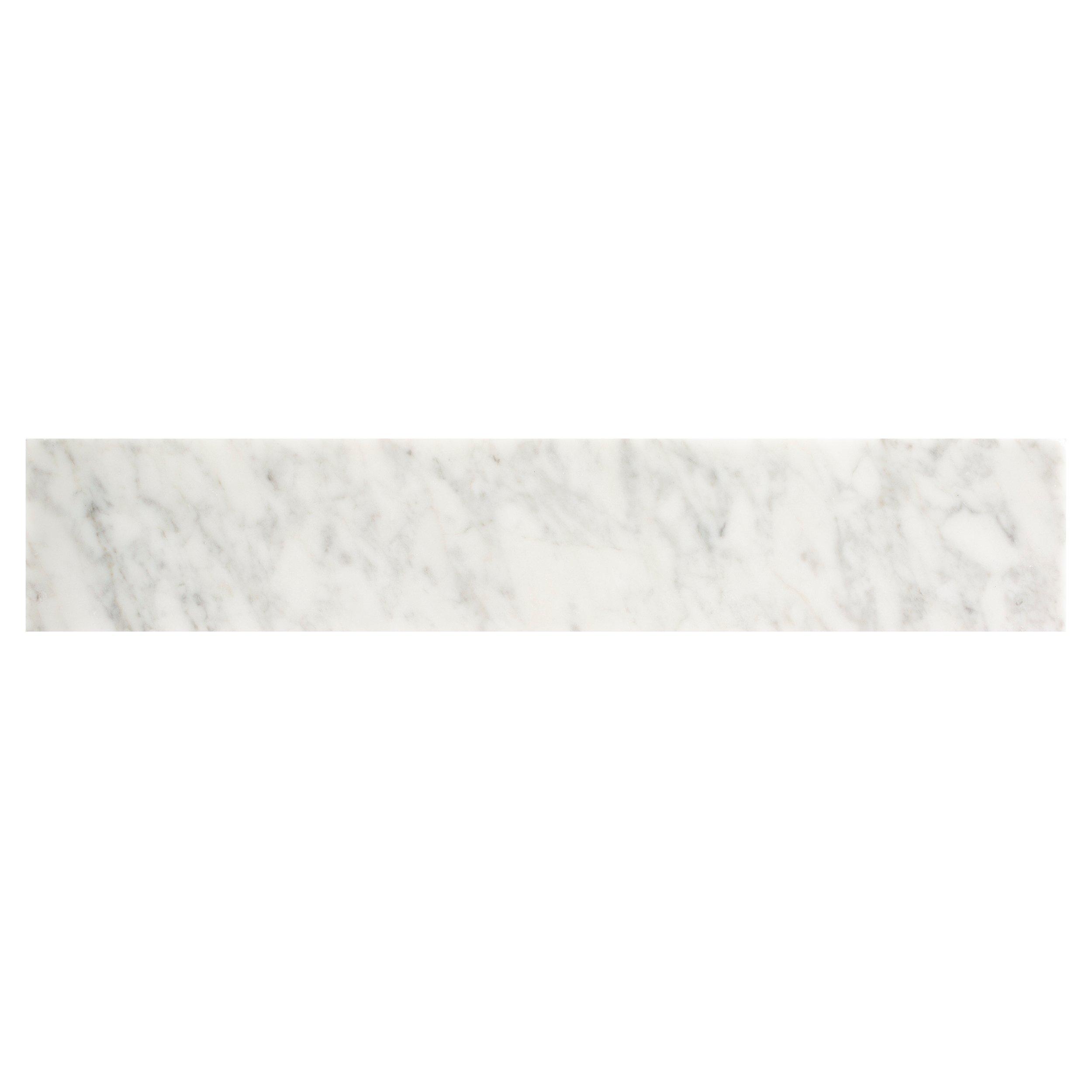 Sutton White Granite Side Splash 21 1 4 X 4 X 3 4 100587377 Floor And Decor