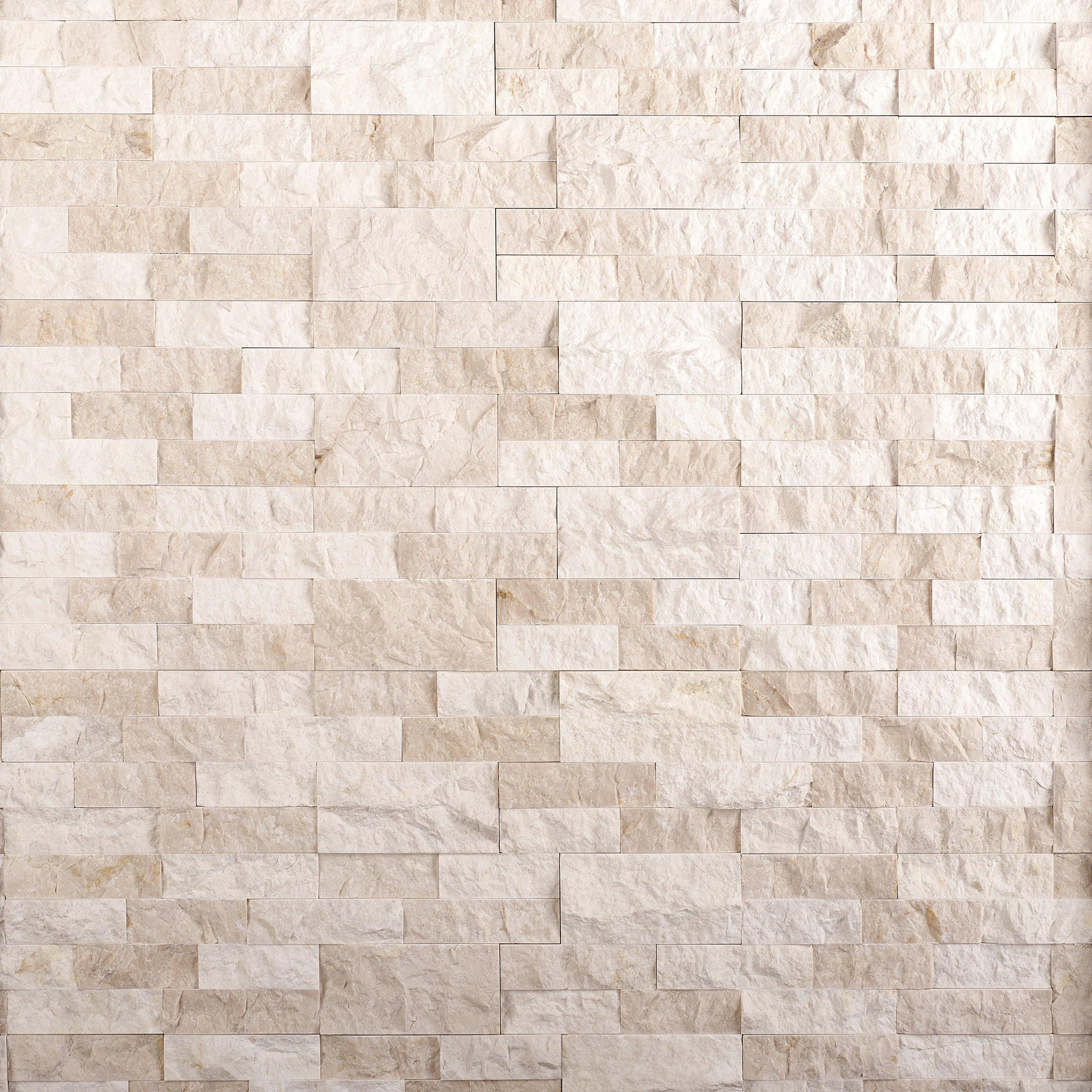Celeste White Quartzite Panel Ledger 6 X 24 100568948 Floor And Decor