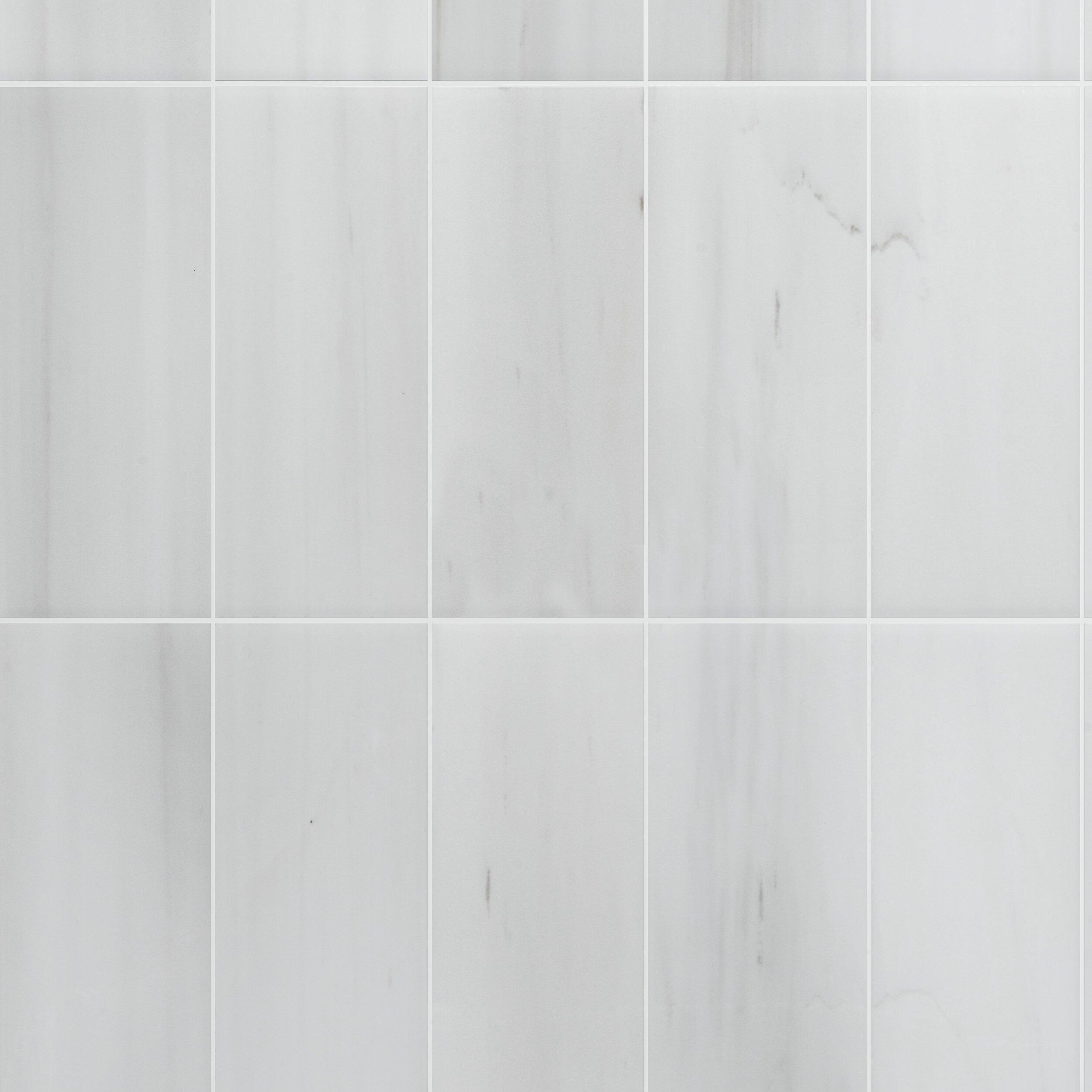 Pure White Polished Marble Tile 12 X 24 100569235 Floor And Decor
