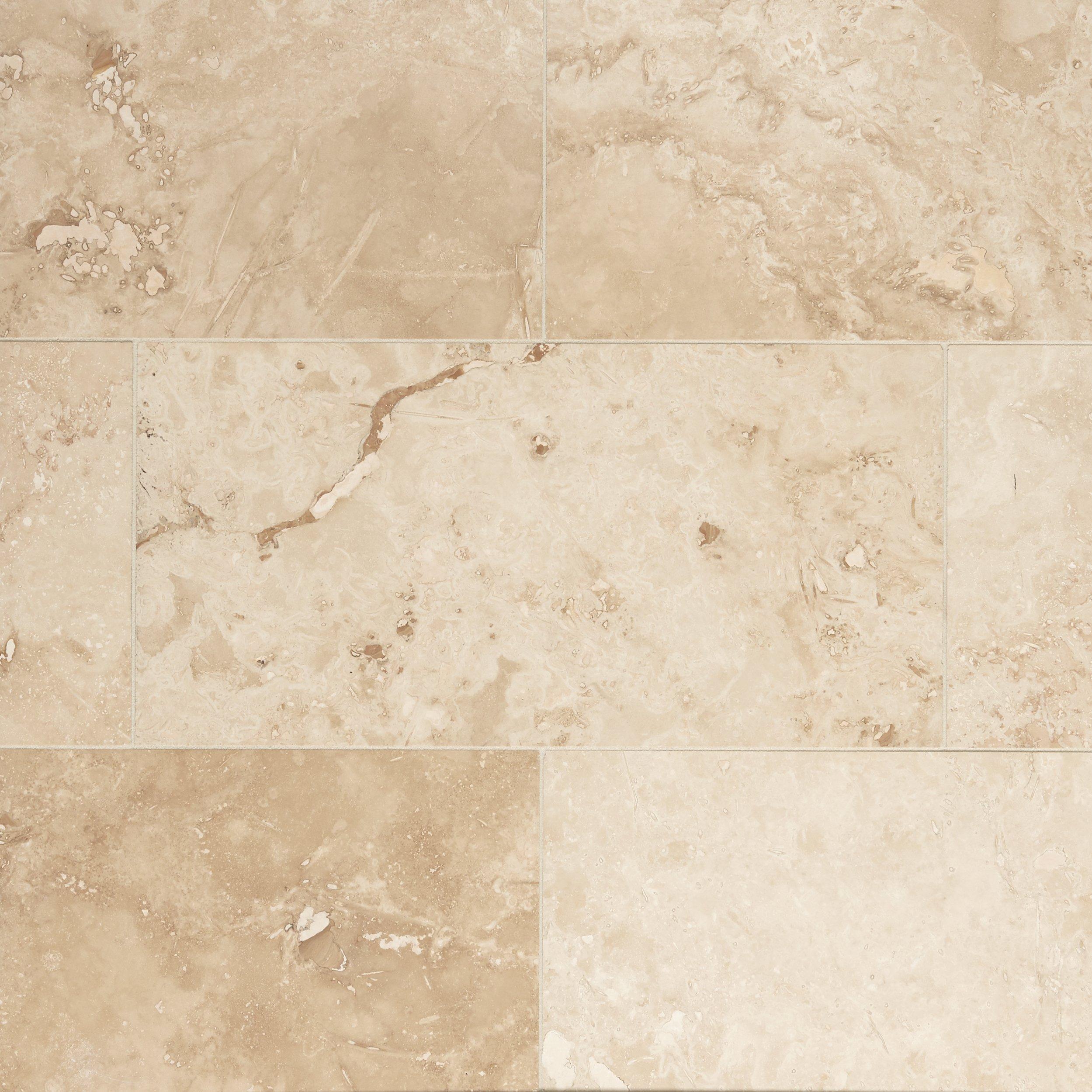 Antique bergamo honed travertine tile