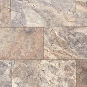 Argento Brushed Travertine Tile - 16 x 24 - 922101295 | Floor and Decor