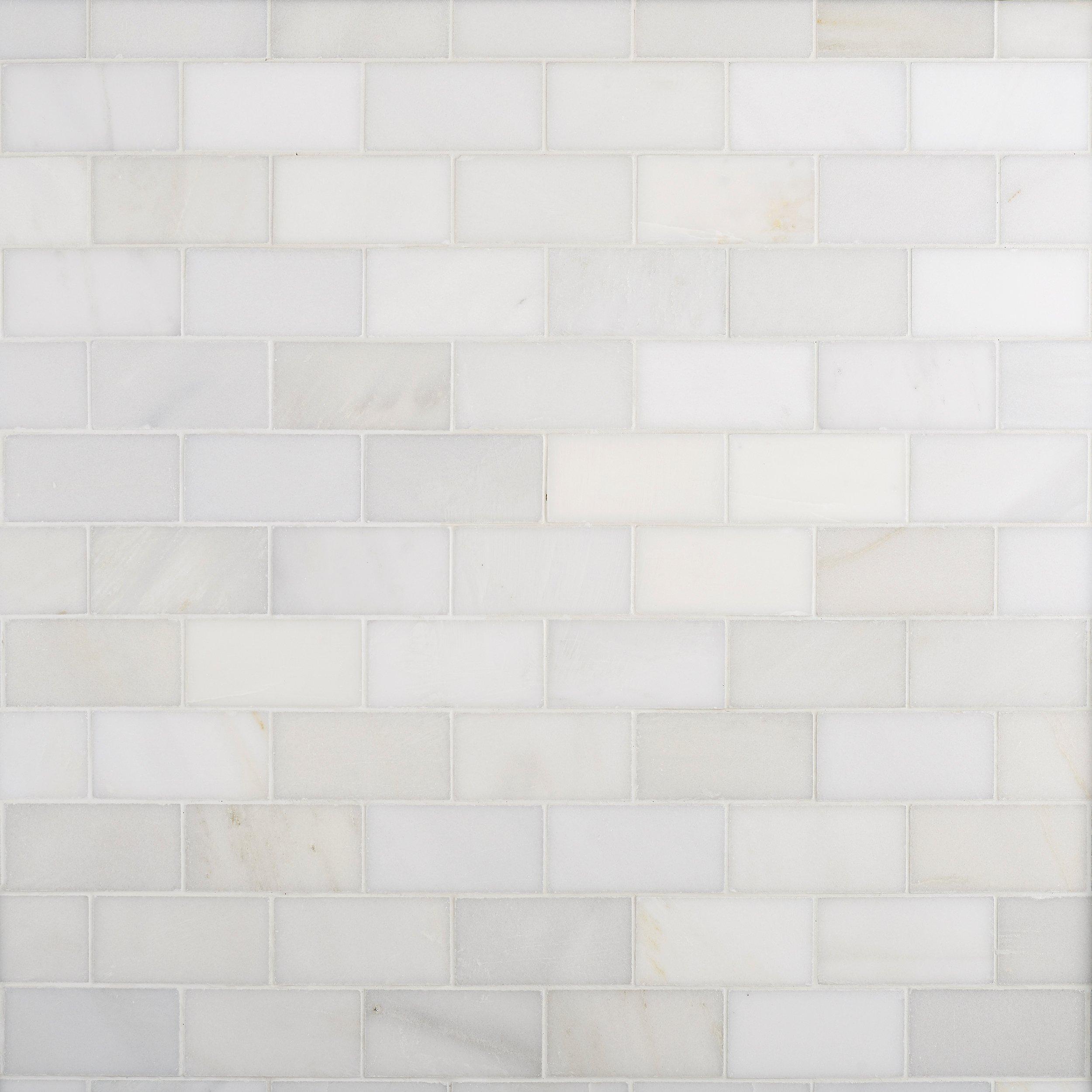 Carrara White Polished Marble Tile 3 X 6 931100290 Floor And Decor