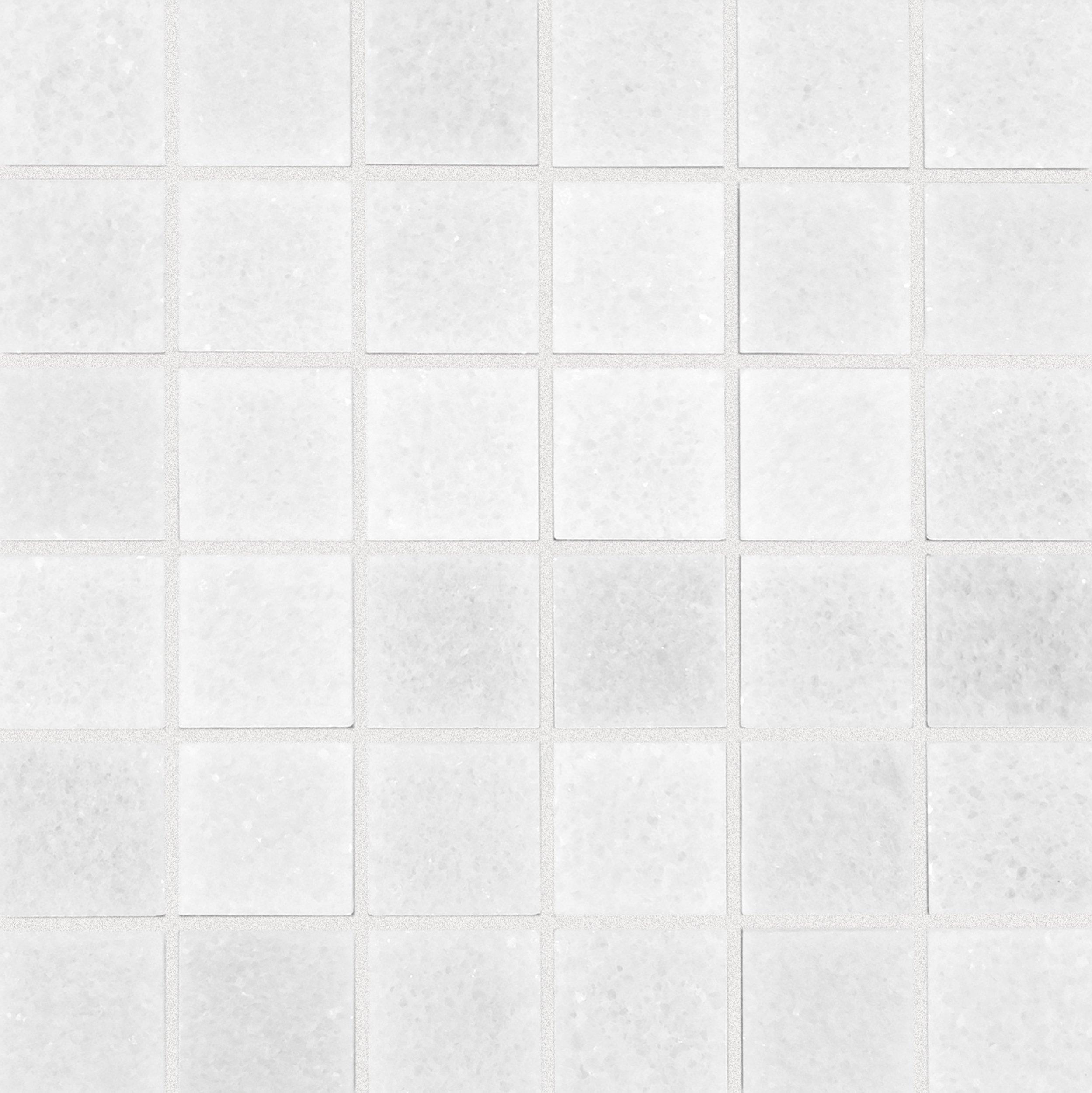 Maravilla Crystal White Square Polished Marble Mosaic - 2in. x 2in ...