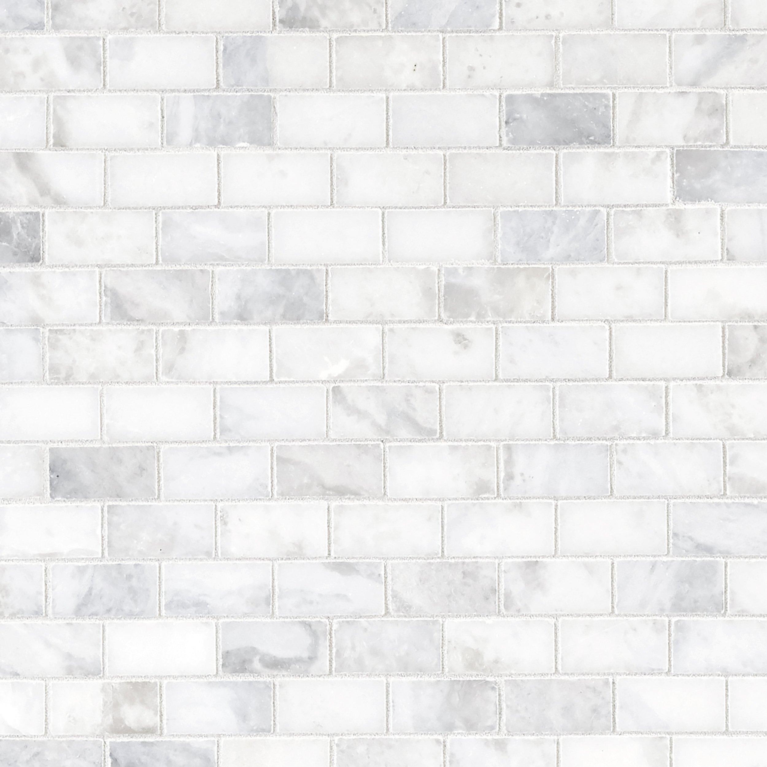 Ocean Honed Marble Mosaic 12 X 12 100246057 Floor And Decor