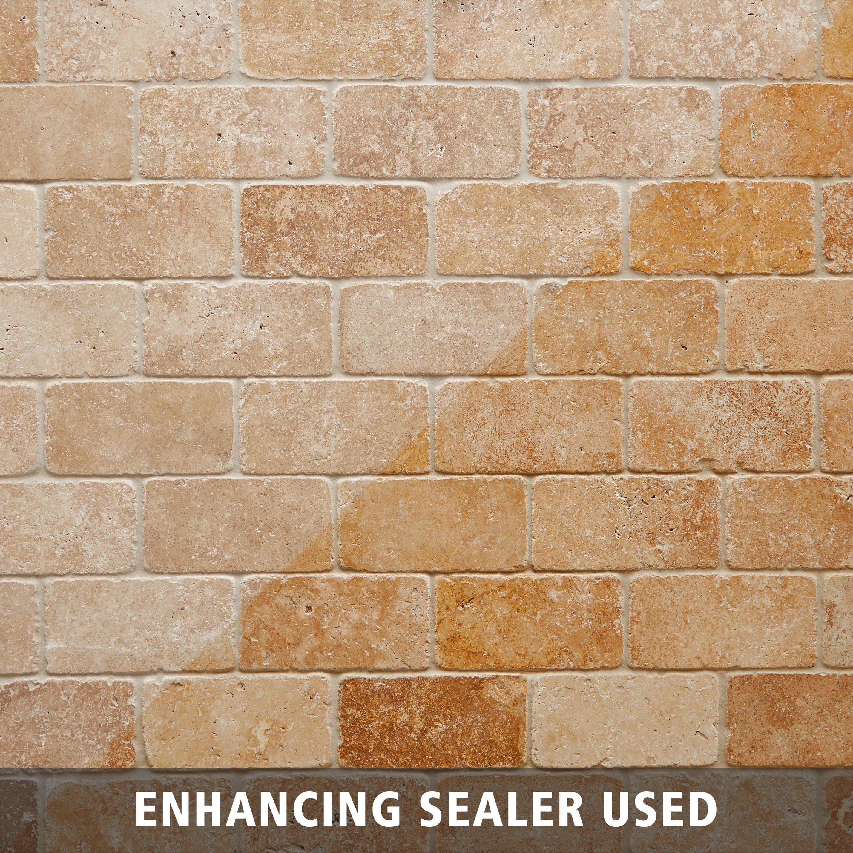 Noce Tumbled Travertine Tile 12 X 12 922100287 Floor And Decor